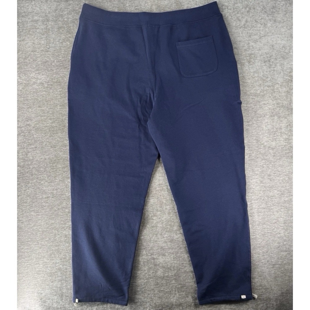 NWT Polo Ralph Lauren Fleece Sweatpants Ankle Cinch Men Size 4XL Tall Navy Blue - Picture 2 of 14